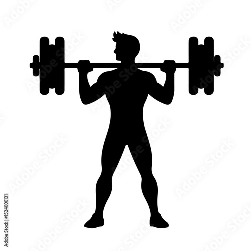 weightlifting silhouette