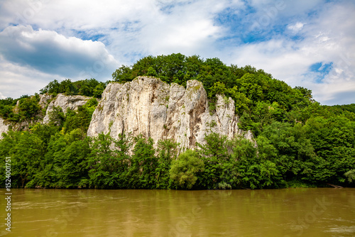 Danube Gorge, Donaudurchbruch, Weltenburg, Germany, Europe.