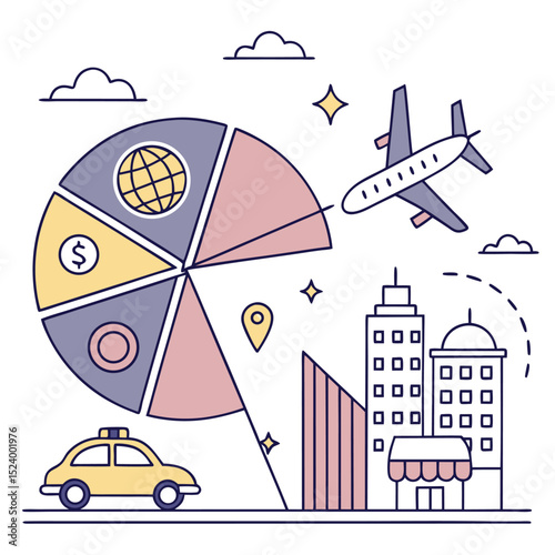 Travel Budget Pie Chart