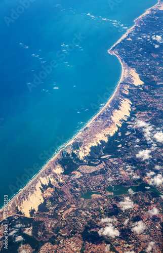 Brazilian Atlantic coast, state Ceara, Brazil, South America. photo