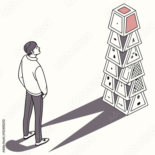 House Of Cards Mans Precarious Achievement