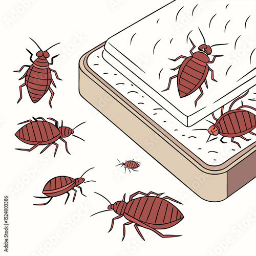 Bed Bugs Infestation Mattress Problem