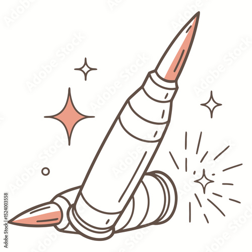Bullet Sparkles Clip Art