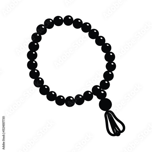 black and white pearl necklace