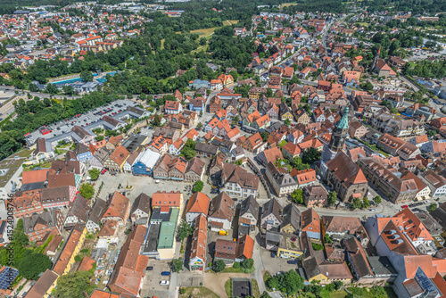 Photos Ausblick auf die Altstadt von Roth an der Rednitz im Sommer