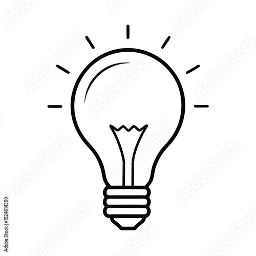 light bulb vector illustration