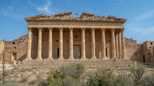 The theatre, Sabrata (Sabratha), Tripolitania, Libya