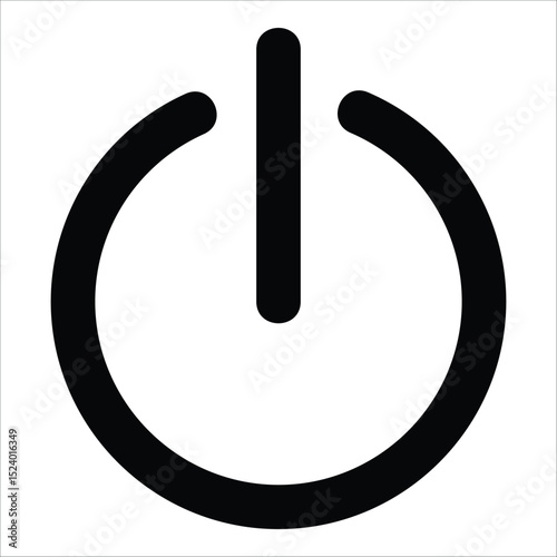 Power  Icon Element For Design
