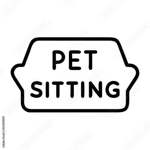 Pet Sitting Sign for Pet Care Blogs, Animal Services Websites, Dog Walking, Pet Sitting Services, and Pet Ownership Awareness  