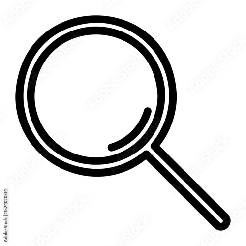 loupe line icon