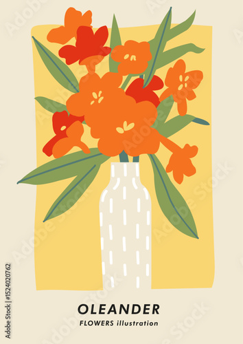 Hand-drawn vector illustrations of flowers