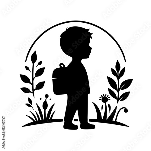 child silhouette