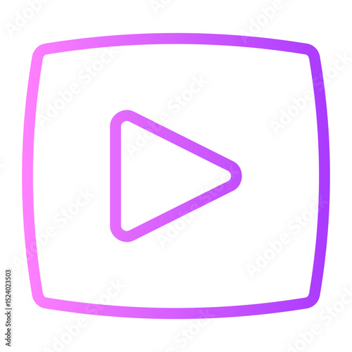 play gradient icon