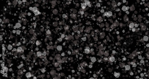 High-contrast abstract artwork featuring bold black splash dots scattered on a clean white background. Ideal for modern graphic design, artistic prints, and edgy branding, this expressive splatter.