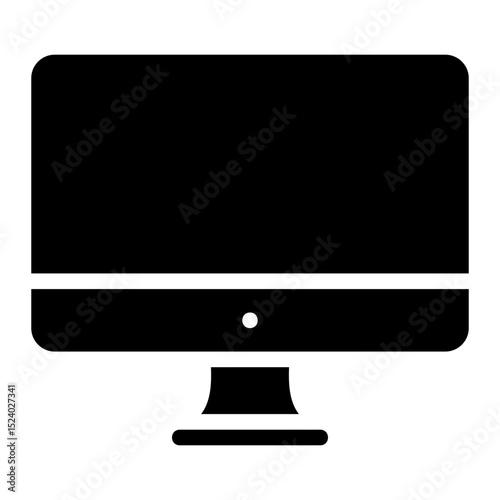 monitor glyph icon