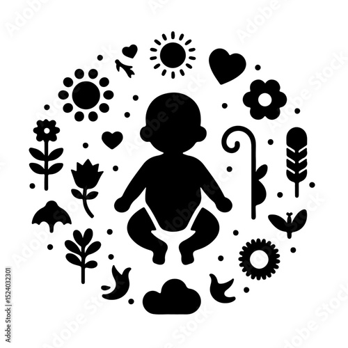 baby silhouette 