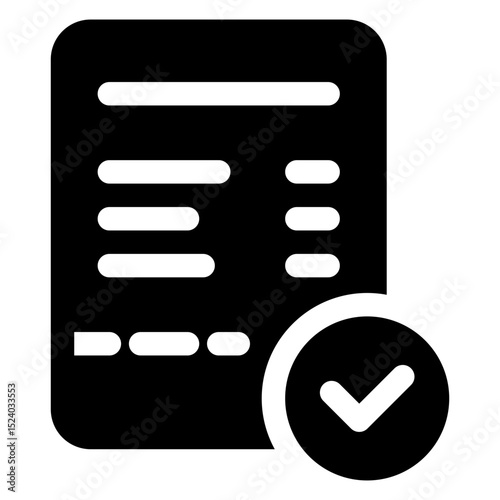 Check is marked with a check mark. The check is on a white background