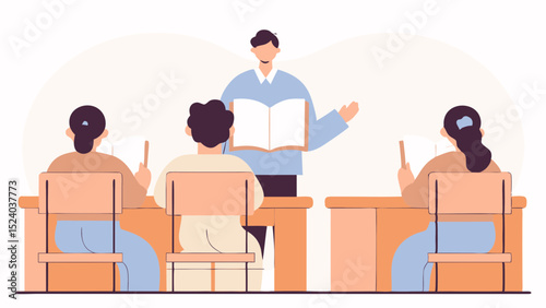 Back to School Prepare to go back to school Vector Roundish Flat