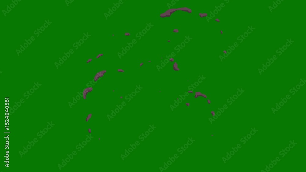 An apple logo on a green screen و with image of face silhouette man ball fire background white ' s animated chromakey background cartoonish gesture creative depth elements design figure