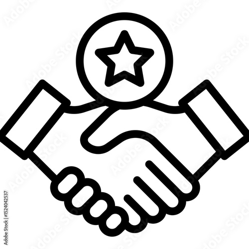 Collaboration icon in vector illustration