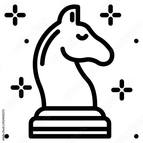 Strategy icon in vector illustration