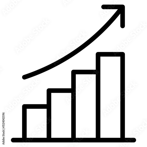 Progress icon in vector illustration