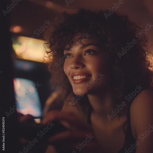 Focused portrait of a youth...