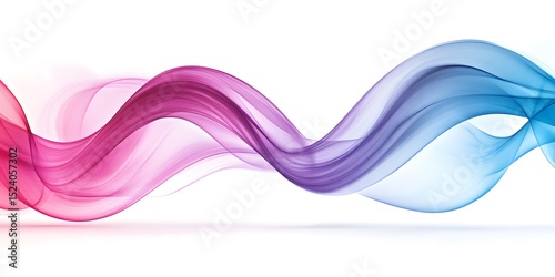 A flowing colorful abstract design, reminiscent of billowing ribbons or ethereal waves, in a vivid display of movement and artistry. 