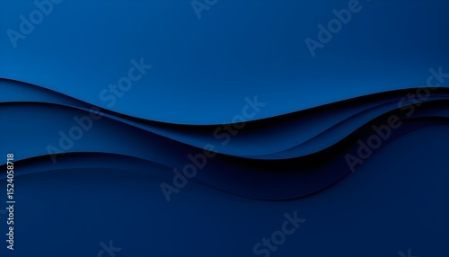 Elegant Dark Blue Wave Abstract Background
