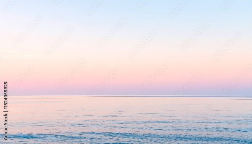 Fototapeta premium Peaceful Seascape with Pastel Tones