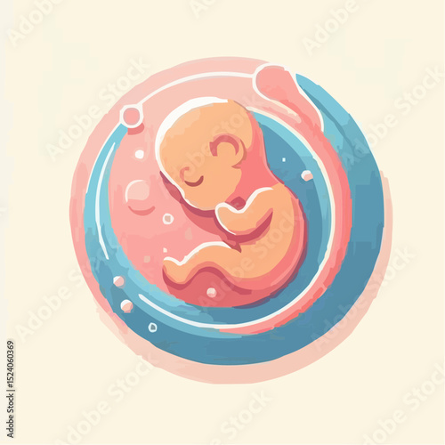 digital art of a baby protected in the womb 27