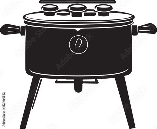 Cooking pan and pot icon.