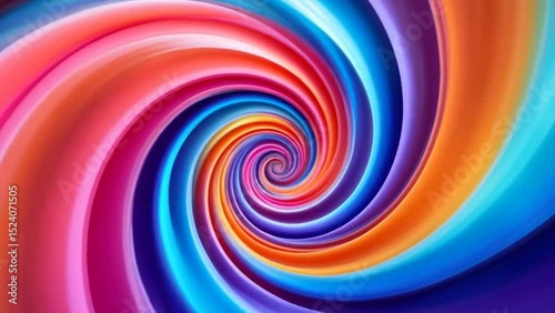 Vibrant Swirl of Colors