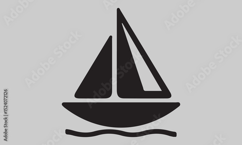  sailing ship vector illustration  boat icon on metal internet button