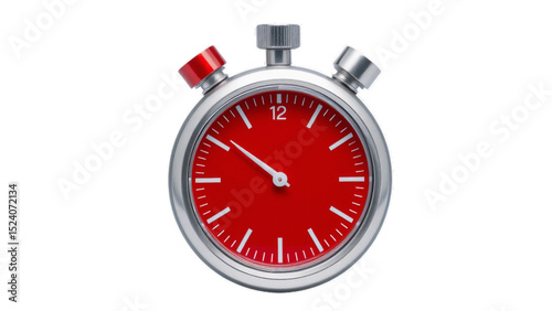 stopwatch on white background