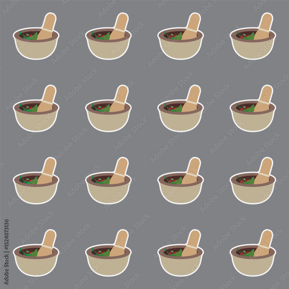 Fototapeta premium Alternative Medicine icons pattern illustration 