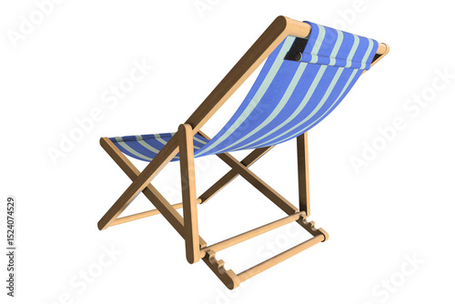 beach chair isolated 