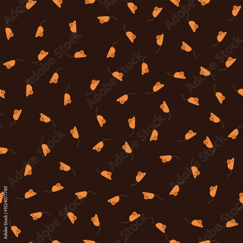 Mouse Toys on Dark Brown