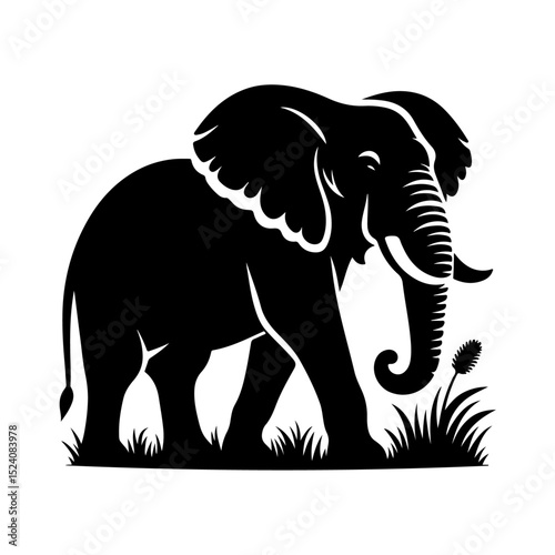 Elephant silhouette