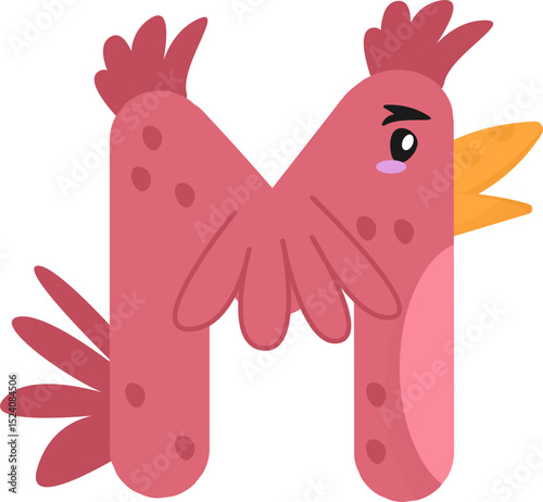 Whimsical Chicken and Rooster Alphabet & Numbers
