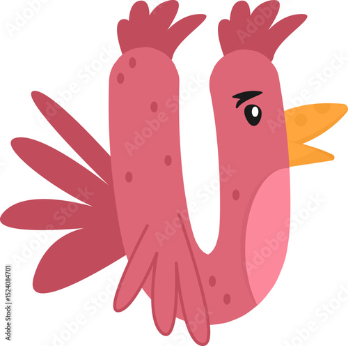Whimsical Chicken and Rooster Alphabet & Numbers