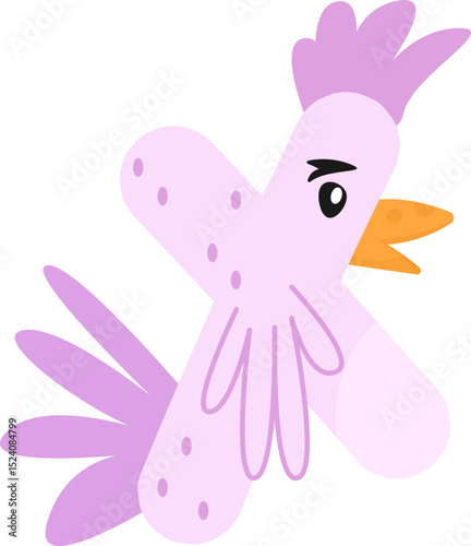 Whimsical Chicken and Rooster Alphabet & Numbers