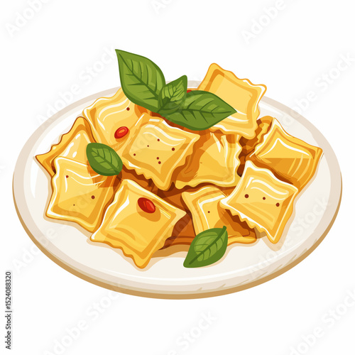 Pasta isolated 