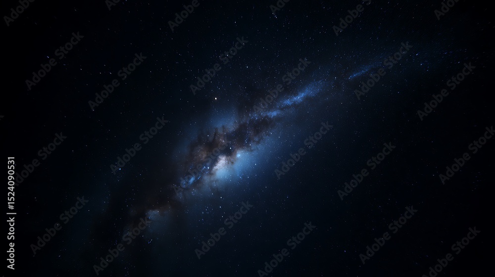 Fototapeta premium Milky Way reveals celestial beauty nightly