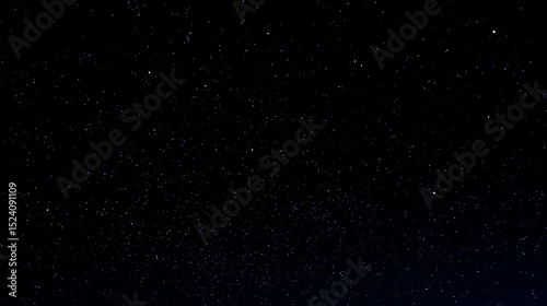 Vastness of space with countless stars