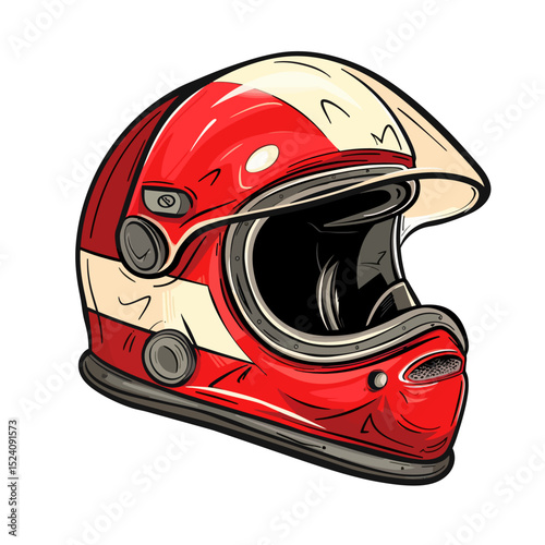 Rescue helmet vector illustration 