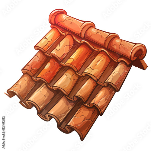 Rooftile vector illustration 