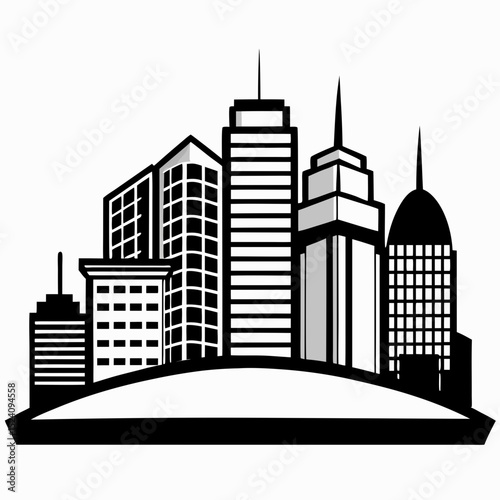 city silhouette vector
