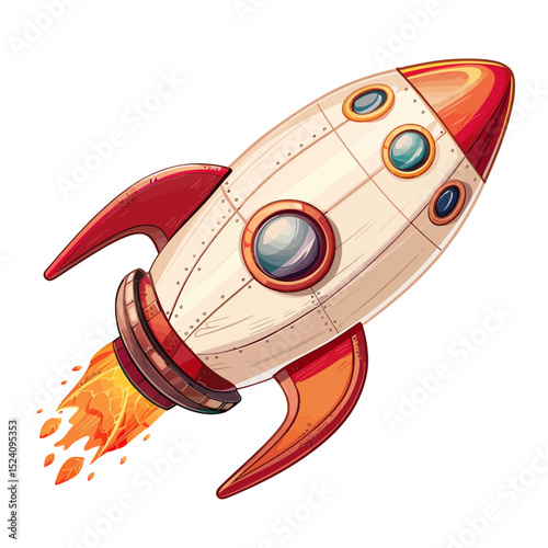 Space capsule isolated 