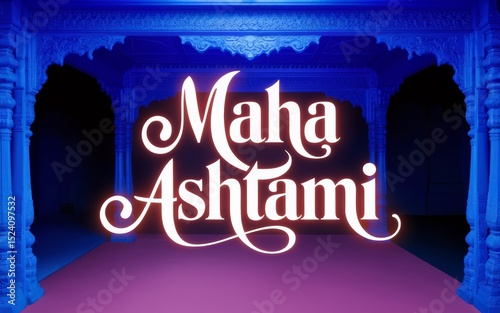 Shubh Ashtami Background